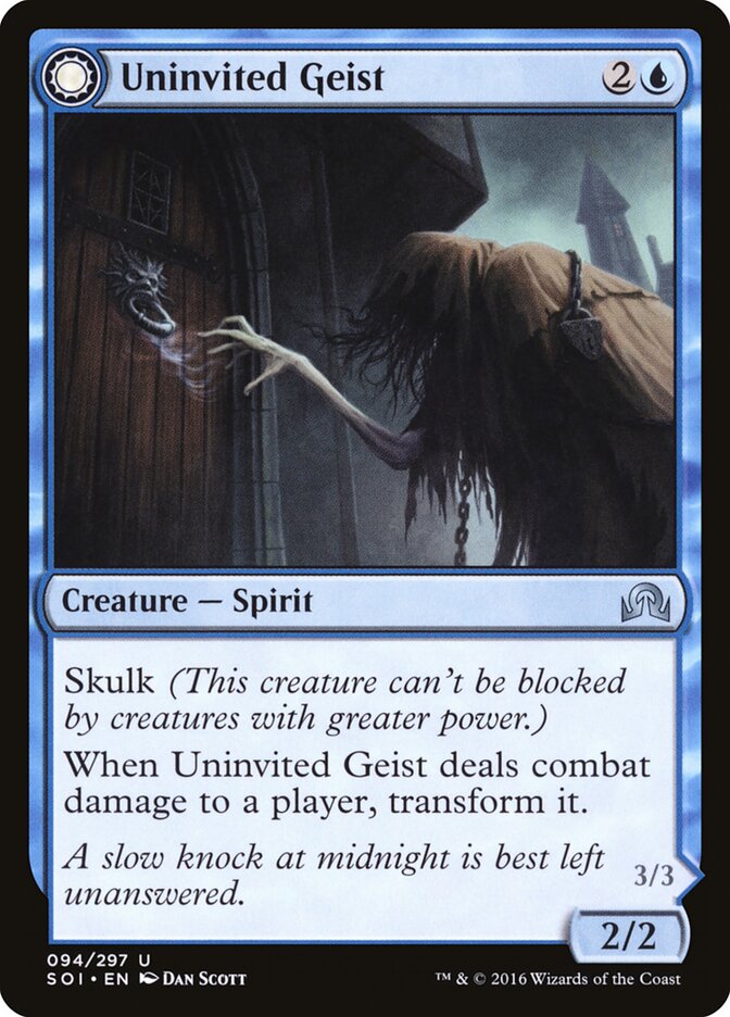 Geist Não Convidado / Uninvited Geist - Magic: The Gathering - MoxLand
