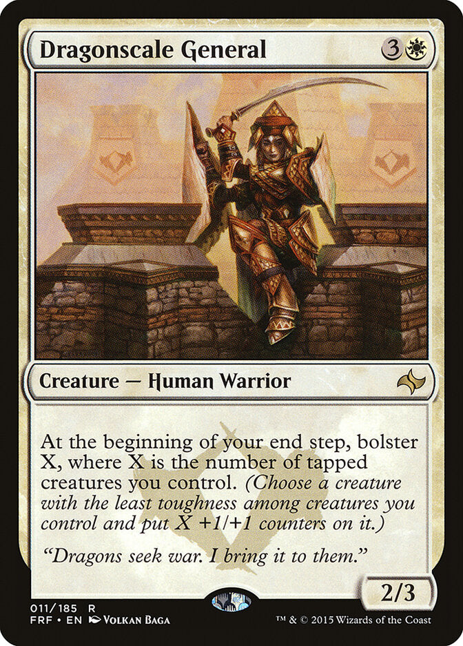 General Escama de Dragão / Dragonscale General - Magic: The Gathering - MoxLand