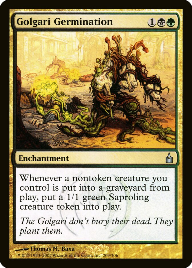 Germinação Golgari / Golgari Germination - Magic: The Gathering - MoxLand