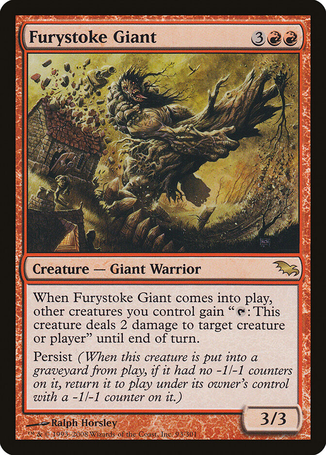 Gigante Atiça-Fúria / Furystoke Giant - Magic: The Gathering - MoxLand