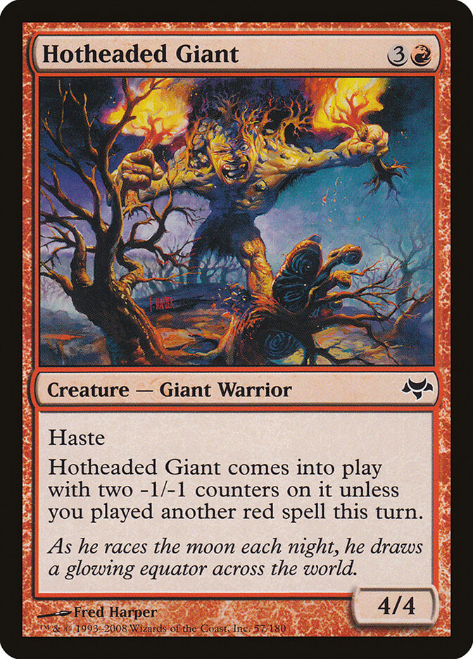 Gigante Cabeça Quente / Hotheaded Giant - Magic: The Gathering - MoxLand