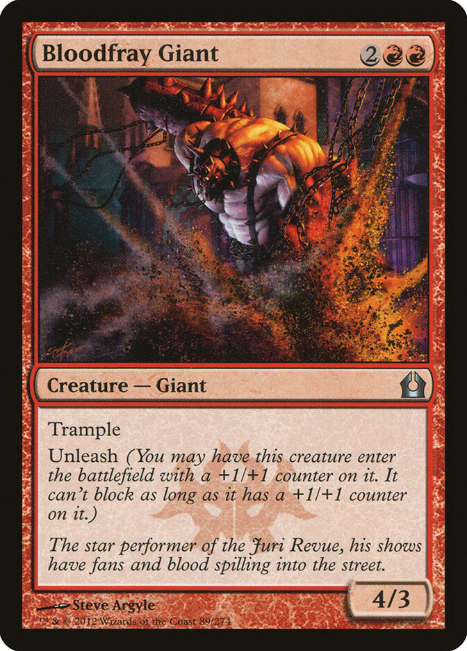 Gigante da Cólera Sanguinária / Bloodfray Giant - Magic: The Gathering - MoxLand