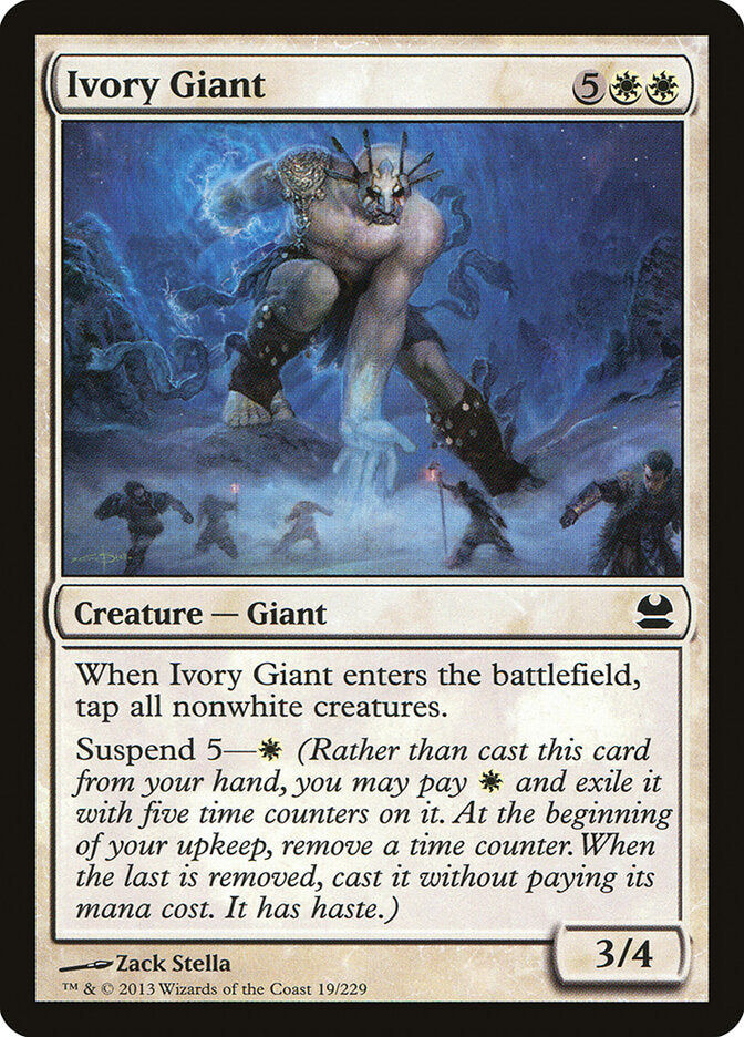 Gigante de Marfim / Ivory Giant - Magic: The Gathering - MoxLand