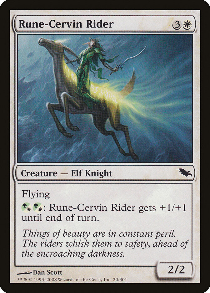 Ginete de Cervin Rúnico / Rune-Cervin Rider - Magic: The Gathering - MoxLand
