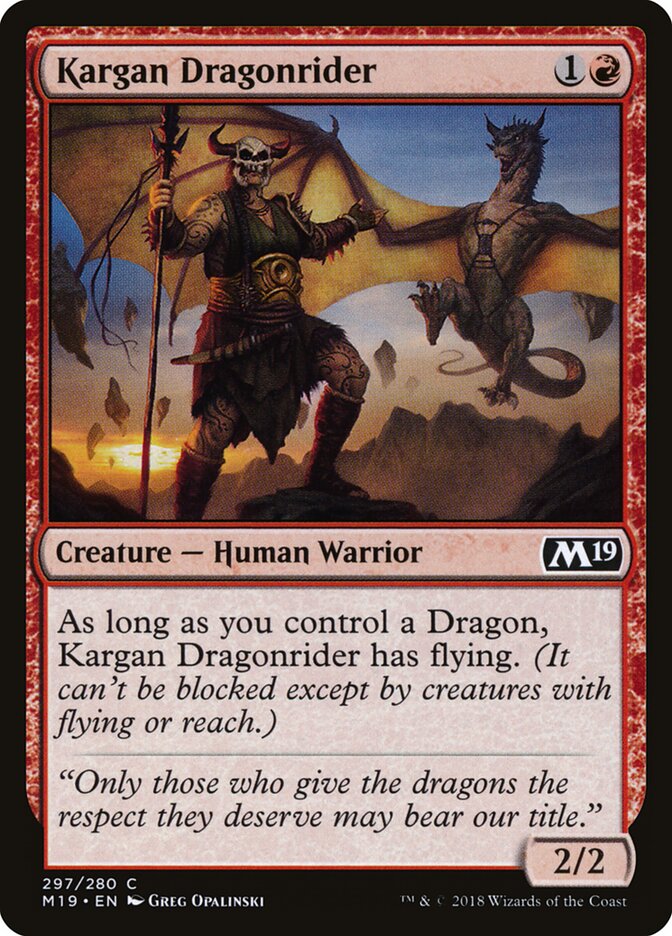 Ginete de Dragão Karganiano / Karg