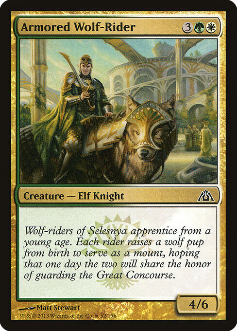 Ginete de Lobo Blindado / Armored Wolf-Rider - Magic: The Gathering - MoxLand