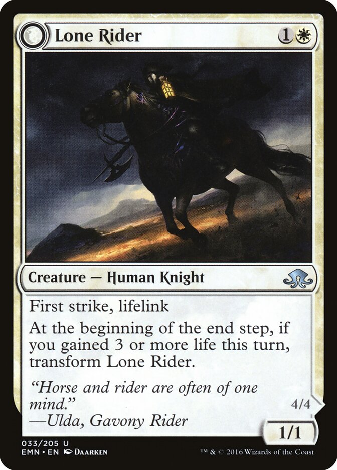 Ginete Solitário / Lone Rider - Magic: The Gathering - MoxLand