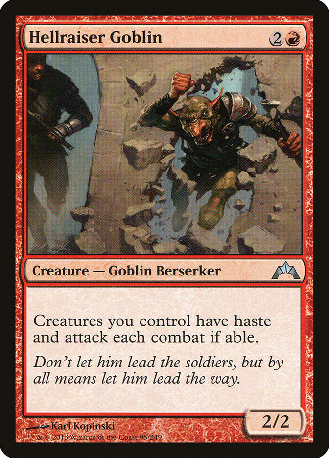 Goblin Arruaceiro / Hellraiser Goblin - Magic: The Gathering - MoxLand