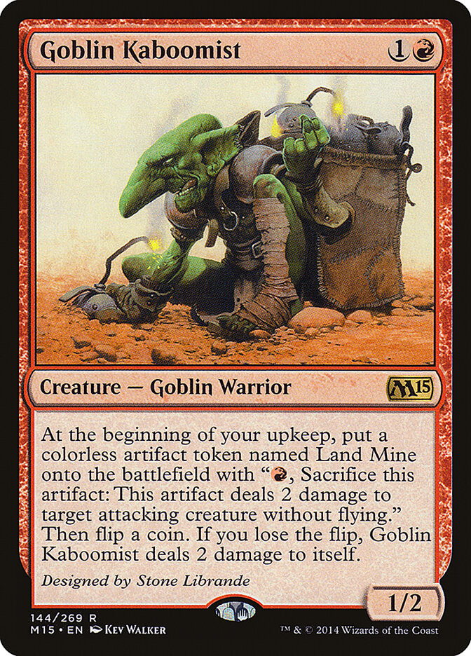 Goblin Cabumista / Goblin Kaboomist - Magic: The Gathering - MoxLand