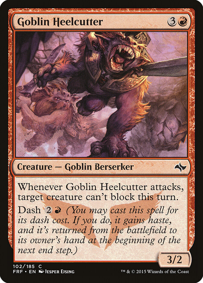 Goblin Corta-calcanhar / Goblin Heelcutter - Magic: The Gathering - MoxLand