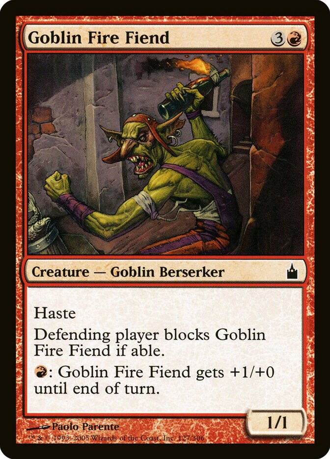 Goblin Demônio de Fogo / Goblin Fire Fiend - Magic: The Gathering - MoxLand