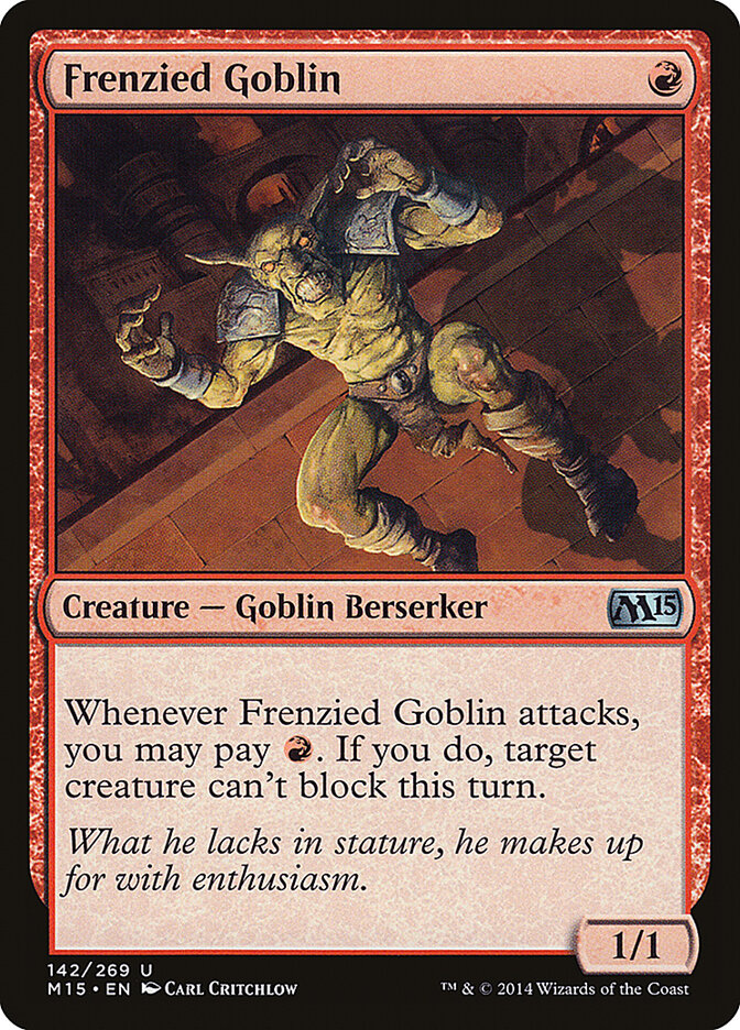 Goblin Ensandecido / Frenzied Goblin - Magic: The Gathering - MoxLand