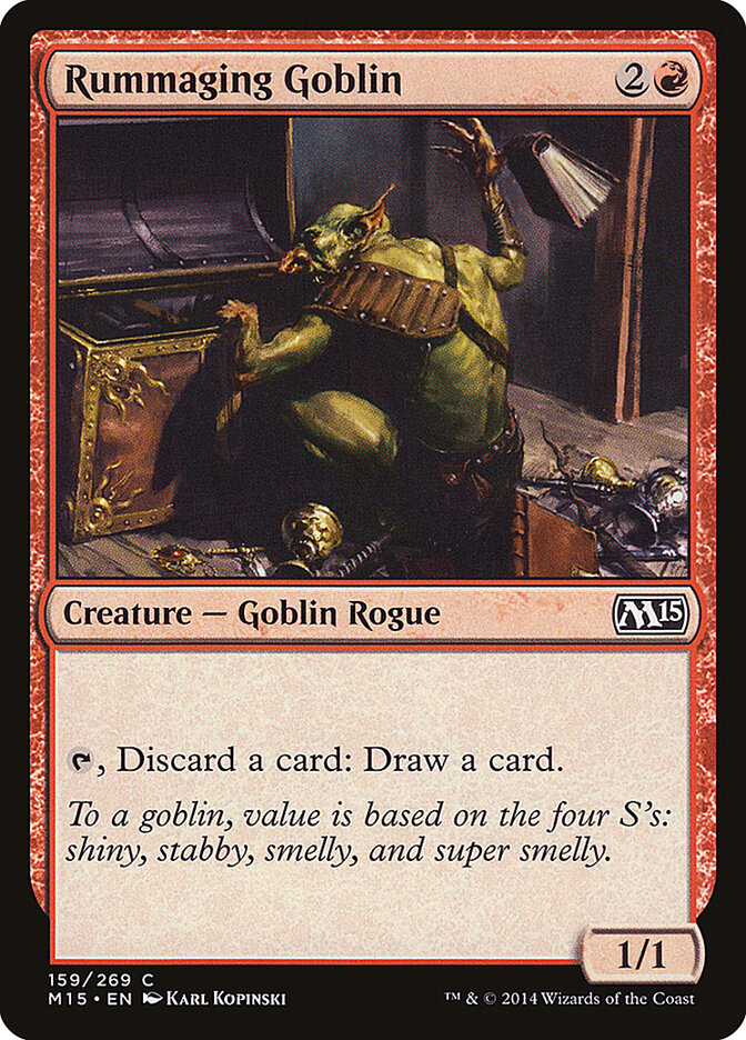 Goblin Escarafunchador / Rummaging Goblin - Magic: The Gathering - MoxLand