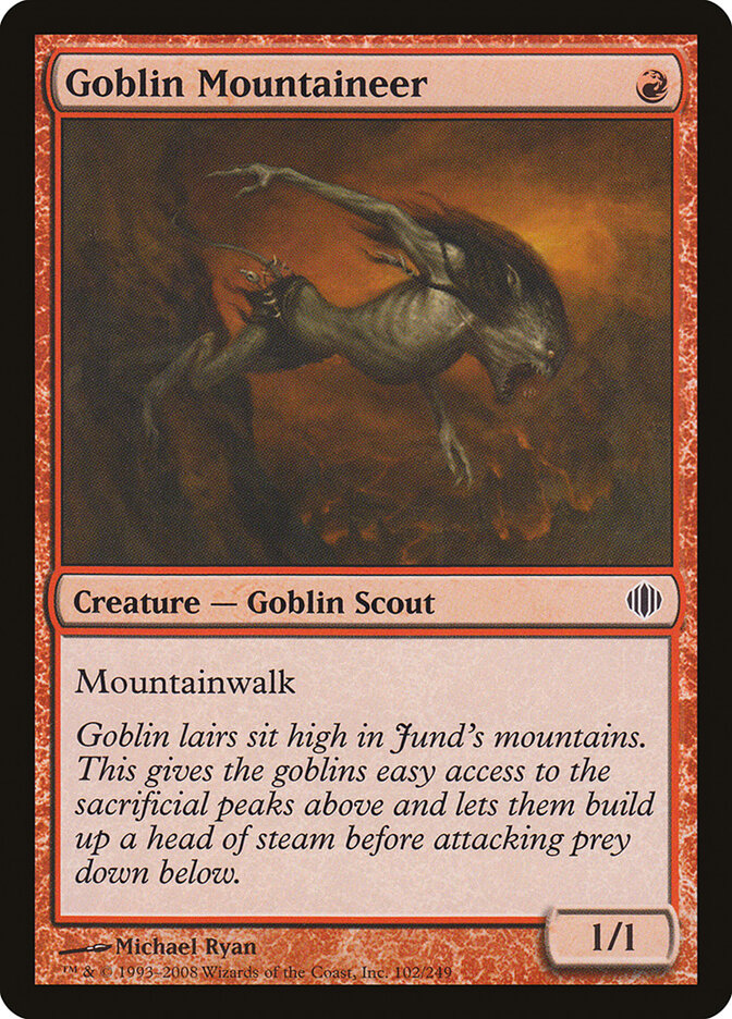 Goblin Montanhês / Goblin Mountaineer - Magic: The Gathering - MoxLand