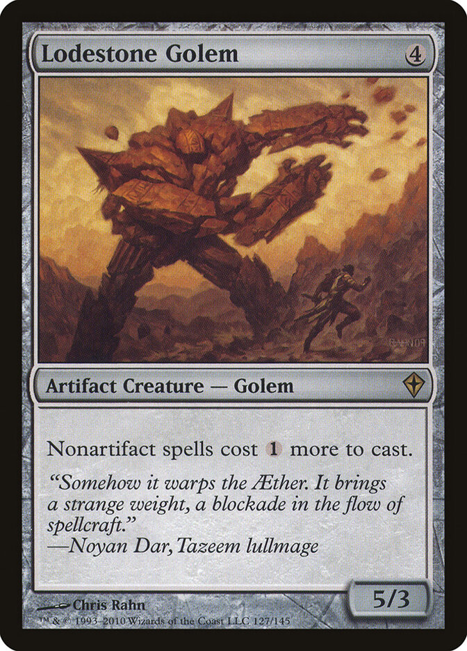 Golem de Magnetita / Lodestone Golem - Magic: The Gathering - MoxLand