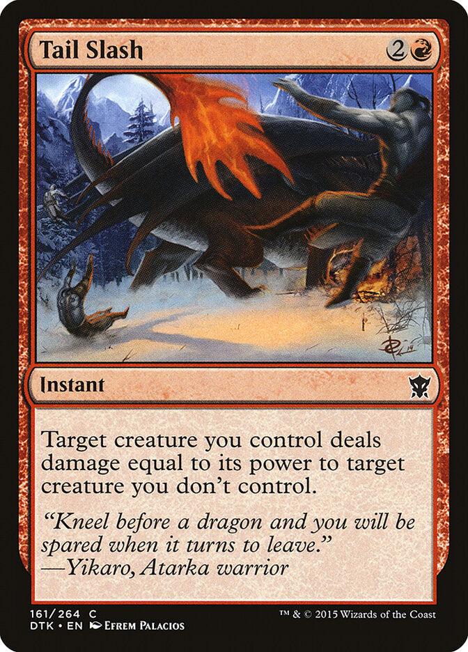 Golpe de Cauda / Tail Slash - Magic: The Gathering - MoxLand