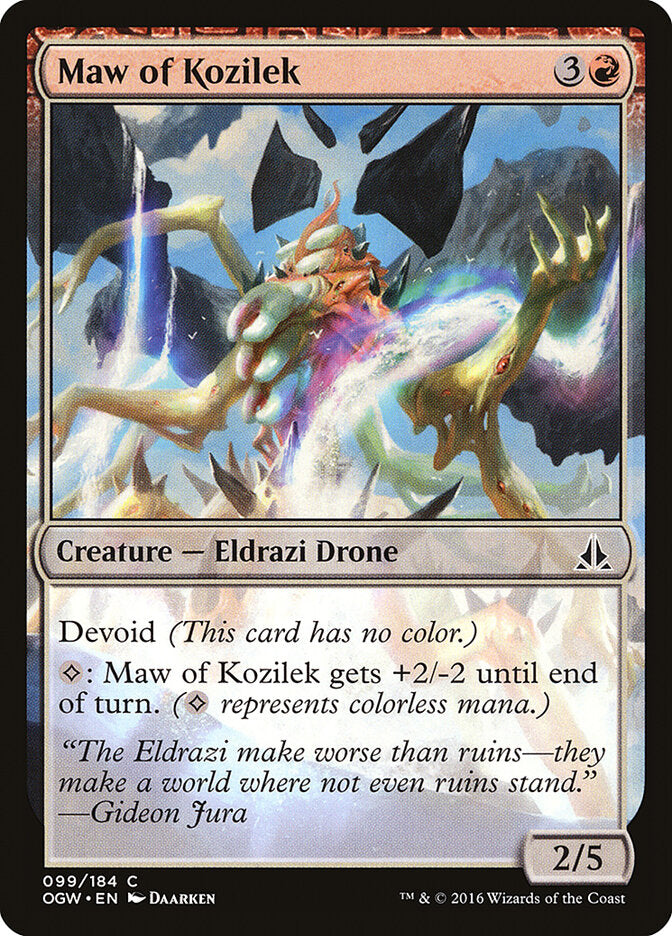 Gorja de Kozilek / Maw of Kozilek - Magic: The Gathering - MoxLand