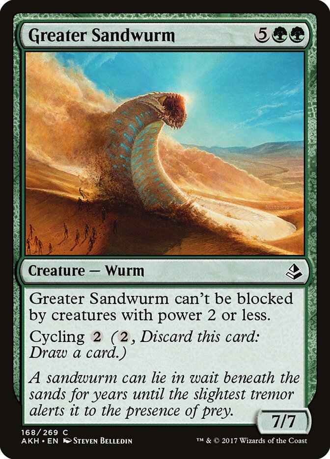 Grão-vorme-da-areia / Greater Sandwurm - Magic: The Gathering - MoxLand