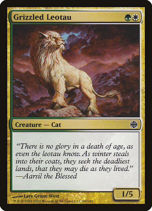 Leotau Grizalho / Grizzled Leotau - Magic: The Gathering - MoxLand