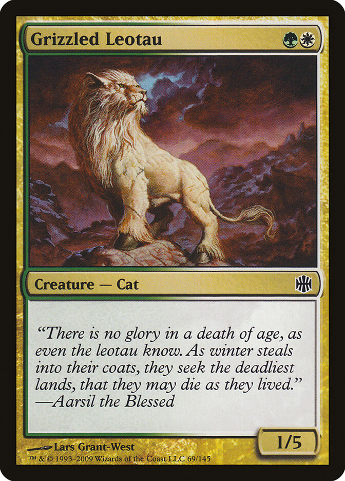 Leotau Grizalho / Grizzled Leotau - Magic: The Gathering - MoxLand