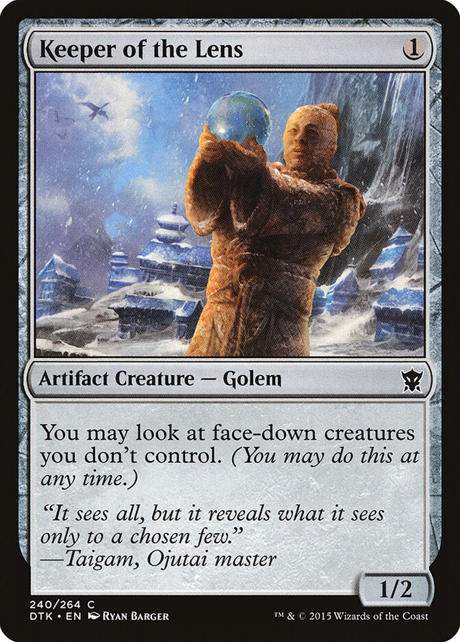 Guardião da Lente / Keeper of the Lens - Magic: The Gathering - MoxLand
