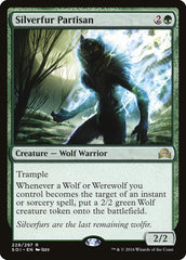 Guerrilheira Manto de Prata / Silverfur Partisan - Magic: The Gathering - MoxLand