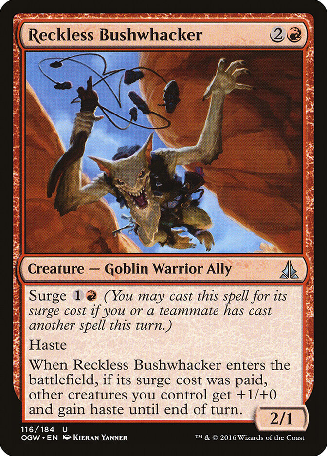 Guerrilheiro Imprudente / Reckless Bushwhacker - Magic: The Gathering - MoxLand