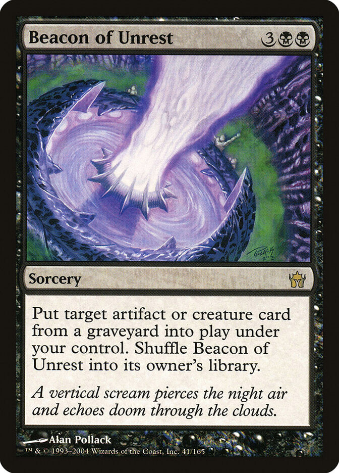 Guia da Inquietação / Beacon of Unrest - Magic: The Gathering - MoxLand