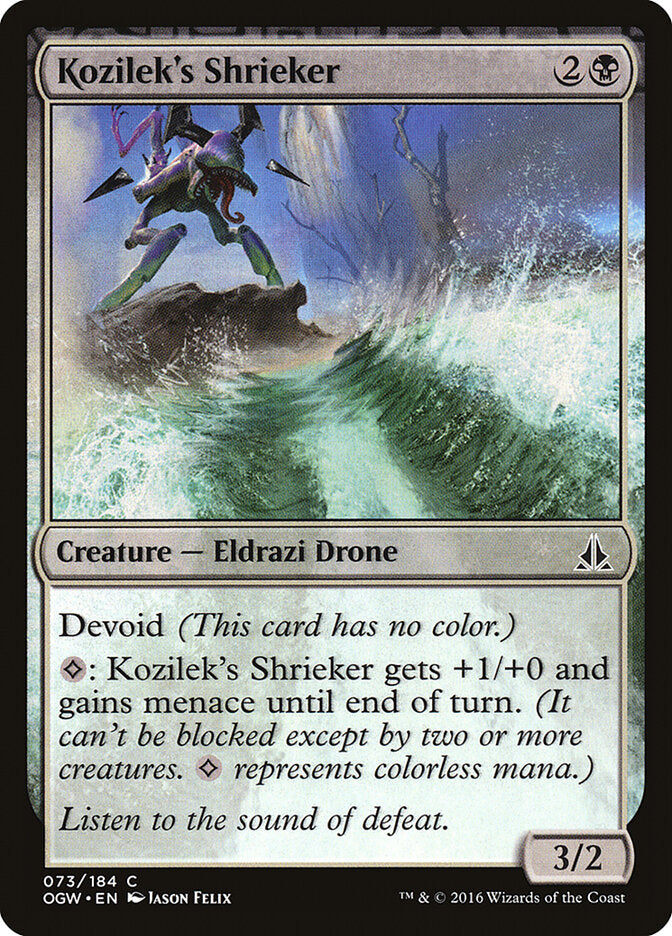 Guinchador de Kozilek / Kozilek's Shrieker - Magic: The Gathering - MoxLand
