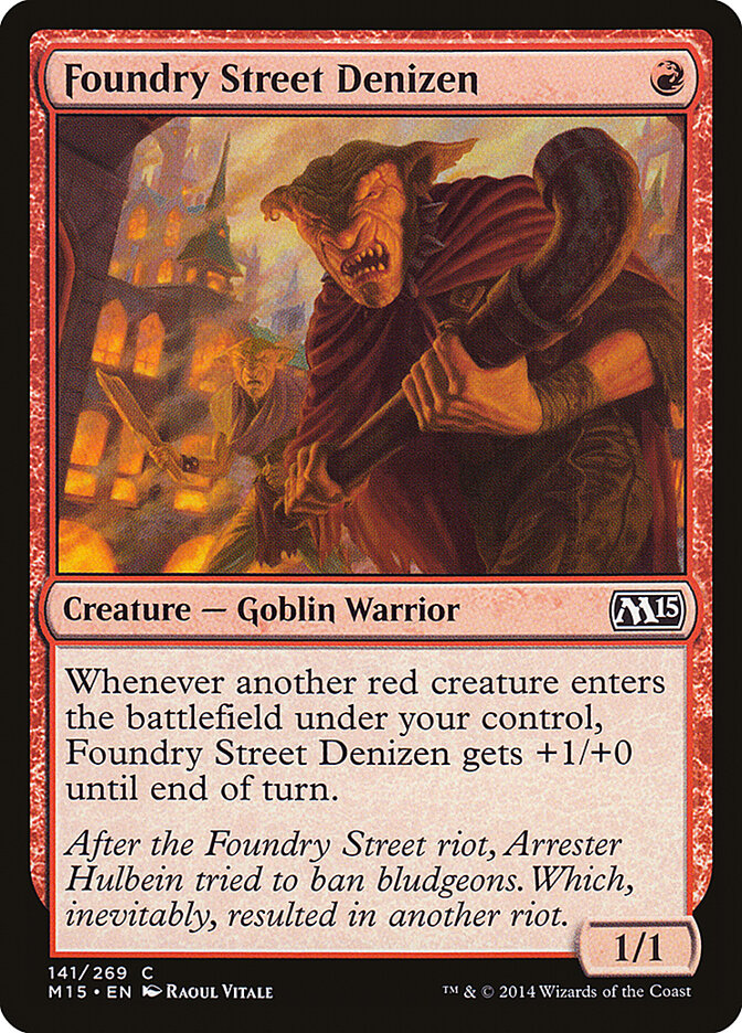 Habitante da Rua da Fundição / Foundry Street Denizen - Magic: The Gathering - MoxLand