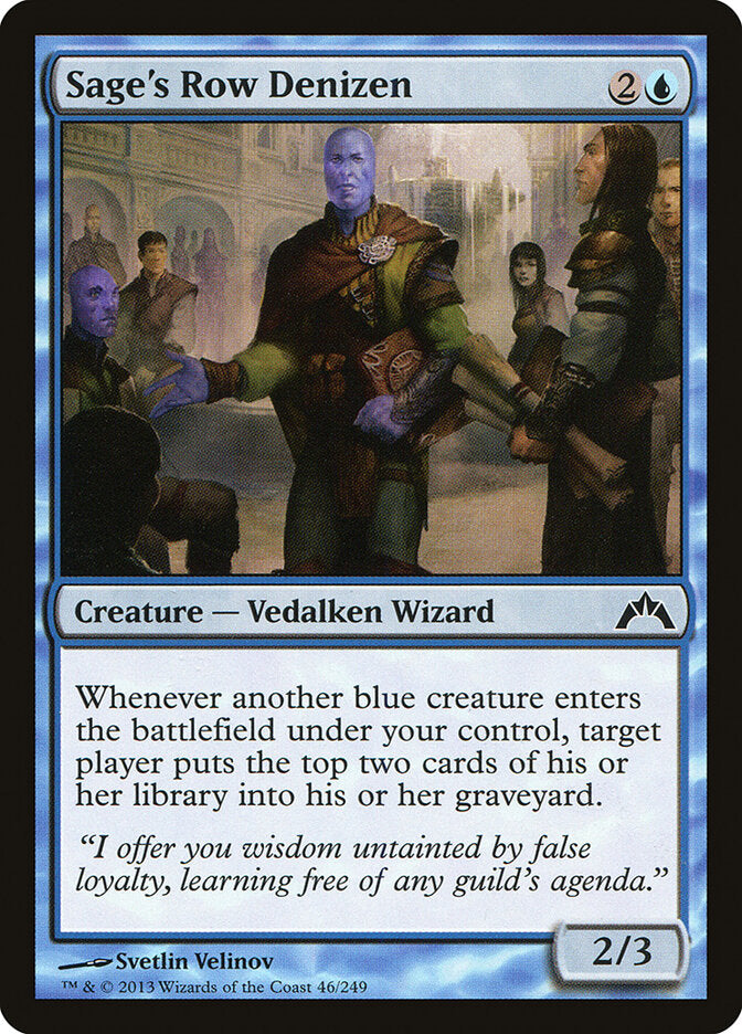 Habitante da Travessa dos Sábios / Sage's Row Denizen - Magic: The Gathering - MoxLand