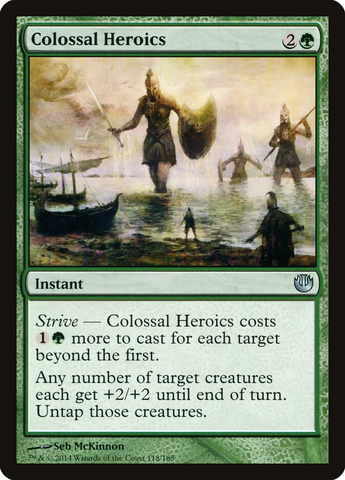 Heróis Colossais / Colossal Heroics - Magic: The Gathering - MoxLand
