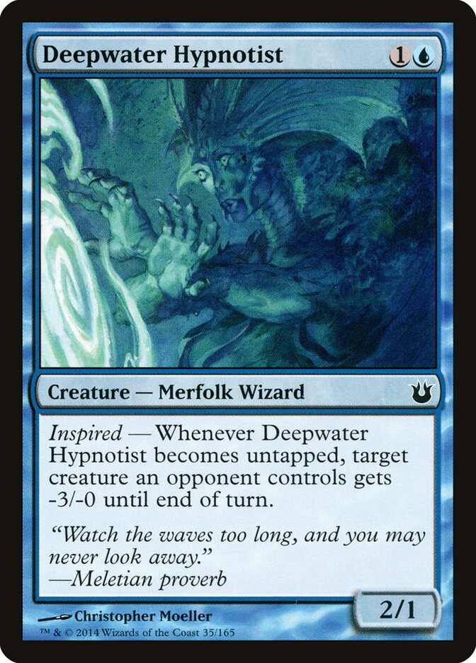 Hipnotizador do Mar Profundo / Deepwater Hypnotist - Magic: The Gathering - MoxLand