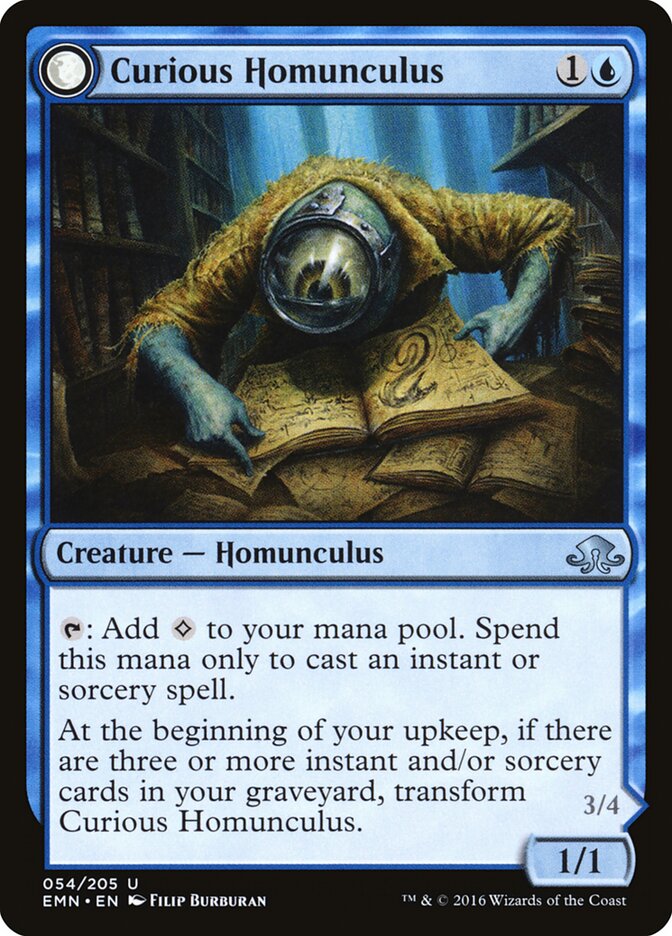 Homúnculo Curioso / Curious Homunculus - Magic: The Gathering - MoxLand