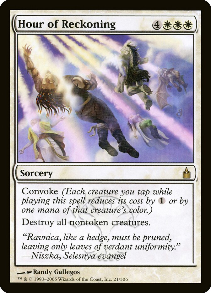 Hora de Avaliação / Hour of Reckoning - Magic: The Gathering - MoxLand