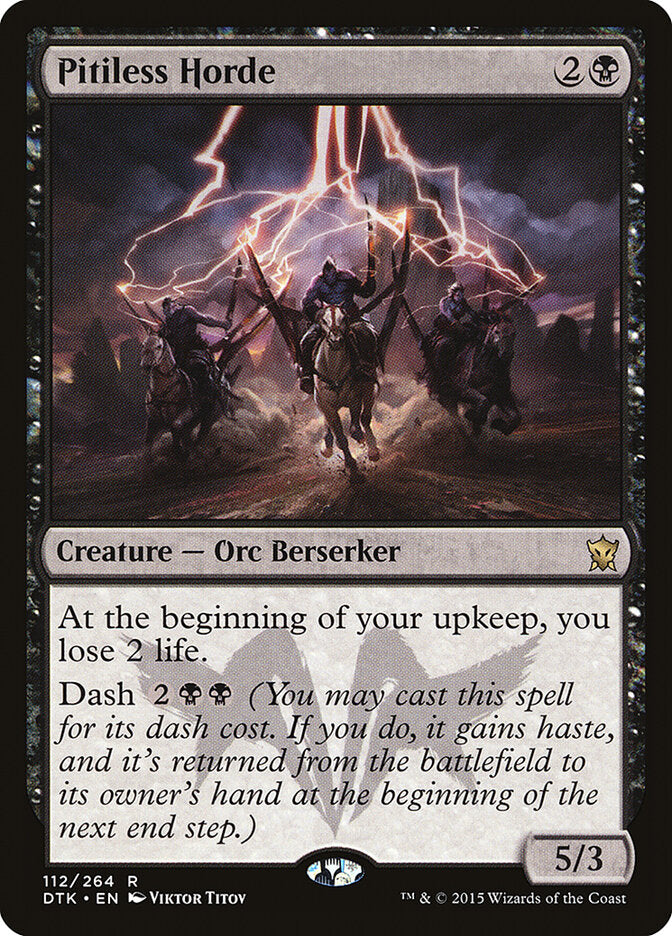Horda Impiedosa / Pitiless Horde - Magic: The Gathering - MoxLand