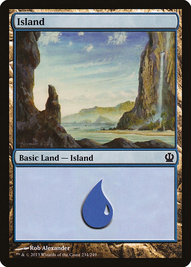 Ilha / Island - Magic: The Gathering - MoxLand