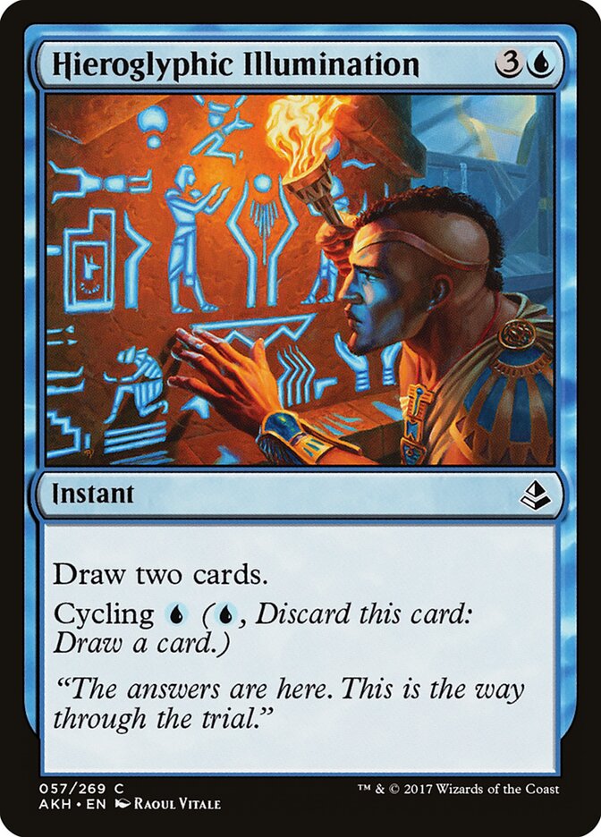 Iluminação Hieroglífica / Hieroglyphic Illumination - Magic: The Gathering - MoxLand