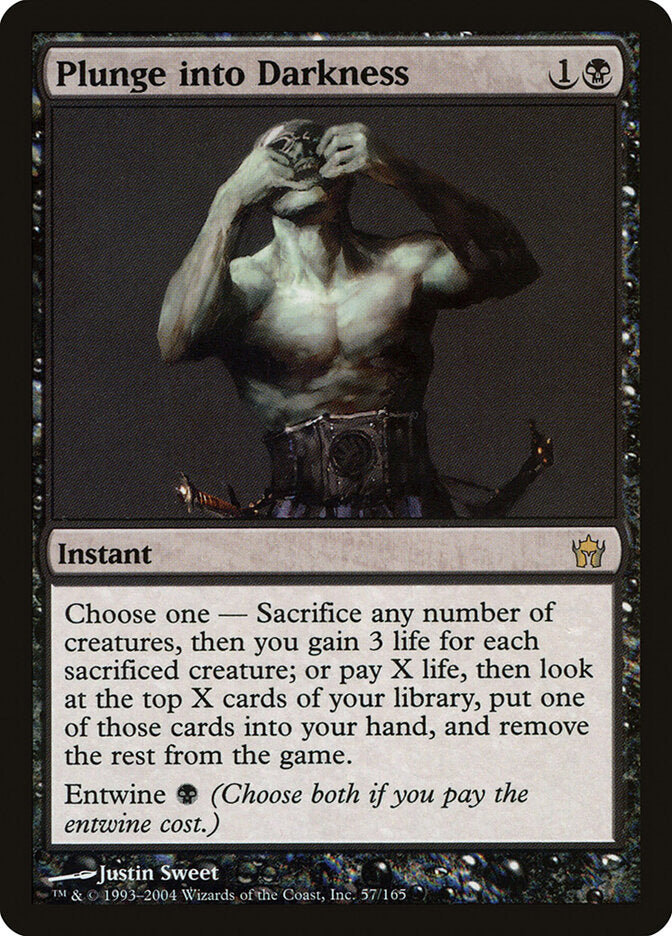 Imergir em Escuridão / Plunge into Darkness - Magic: The Gathering - MoxLand