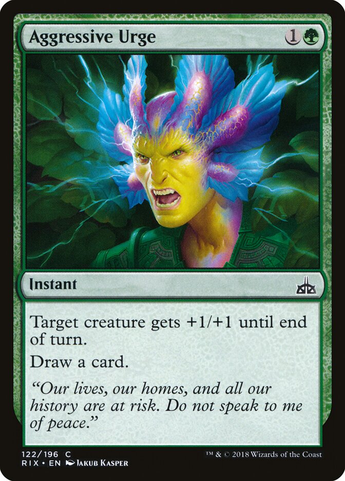 Ímpeto Agressivo / Aggressive Urge - Magic: The Gathering - MoxLand