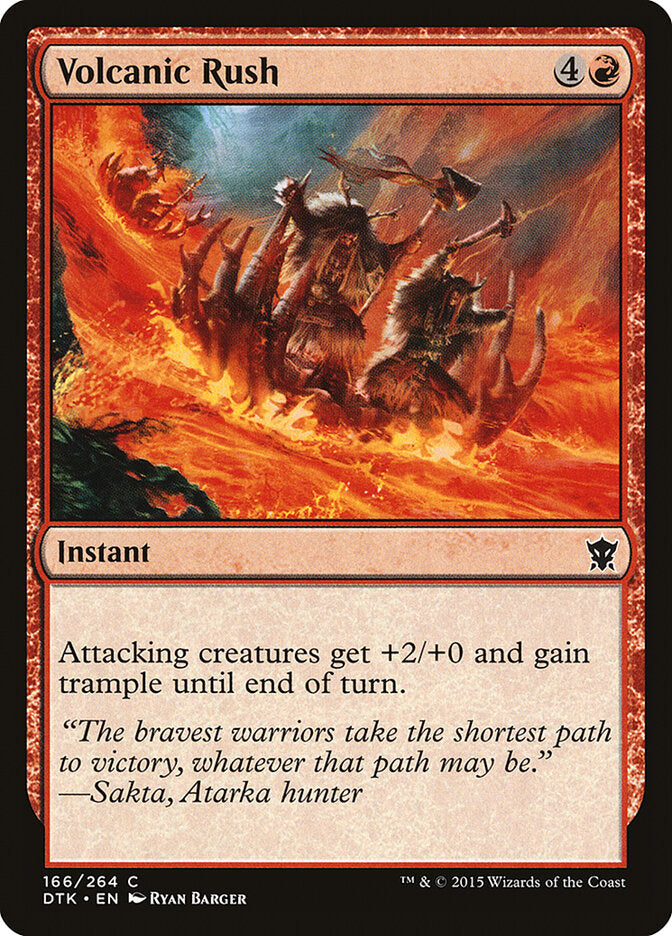 Ímpeto Vulcânico / Volcanic Rush - Magic: The Gathering - MoxLand
