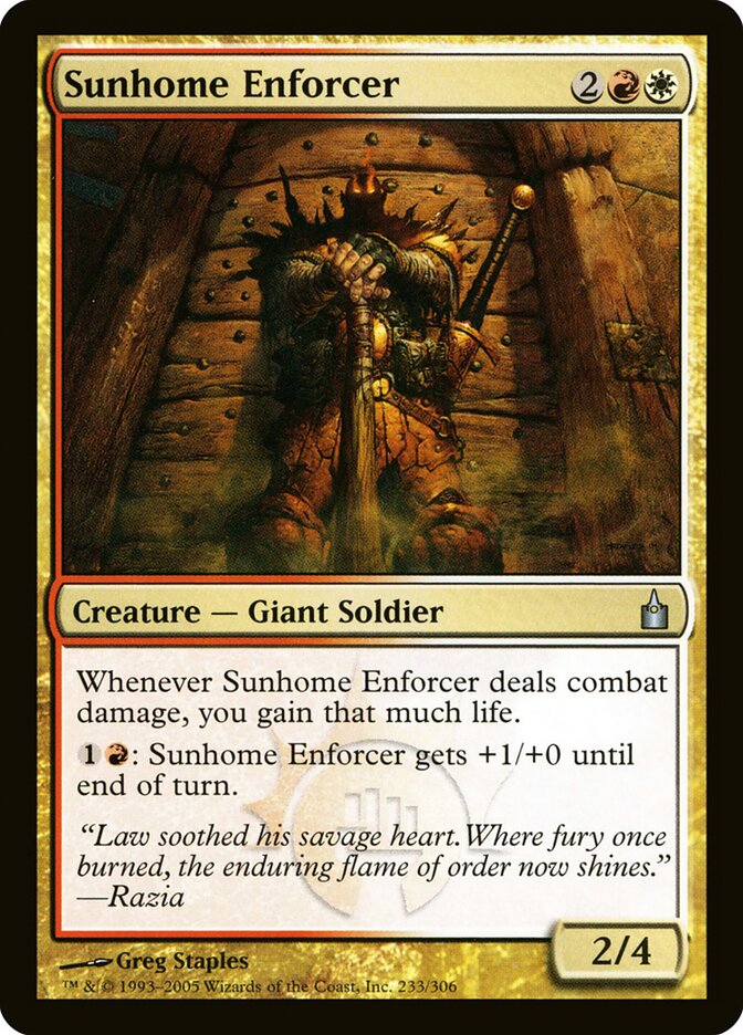 Impositor da Morada do Sol / Sunhome Enforcer - Magic: The Gathering - MoxLand