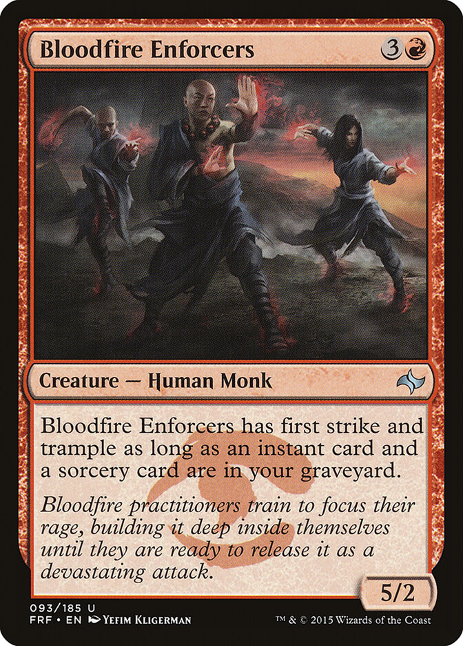 Impositores Sangue-ígneo / Bloodfire Enforcers - Magic: The Gathering - MoxLand