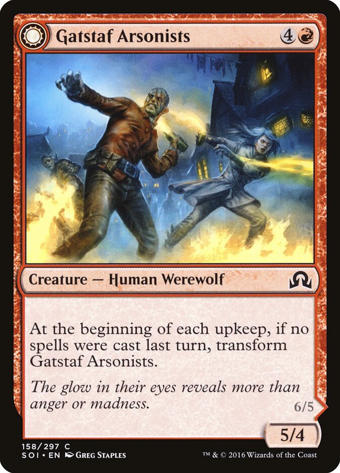 Incendiários de Gatstaf / Gatstaf Arsonists - Magic: The Gathering - MoxLand