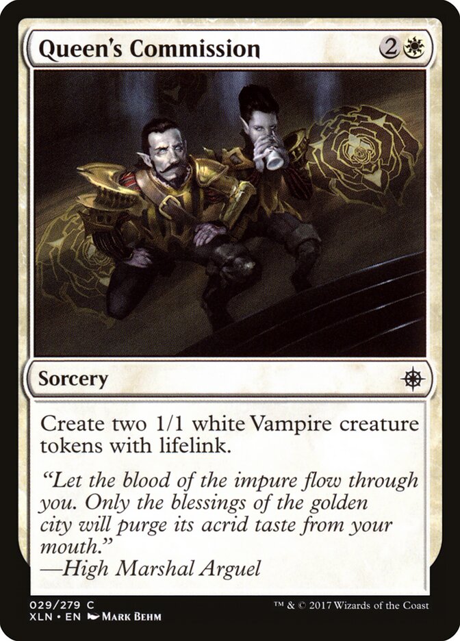 Incumbência da Rainha / Queen's Commission - Magic: The Gathering - MoxLand