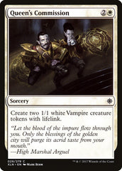 Incumbência da Rainha / Queen's Commission - Magic: The Gathering - MoxLand