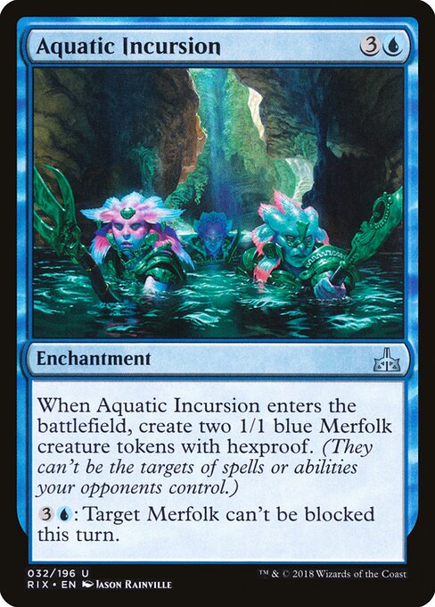 Incursão Aquática / Aquatic Incursion - Magic: The Gathering - MoxLand