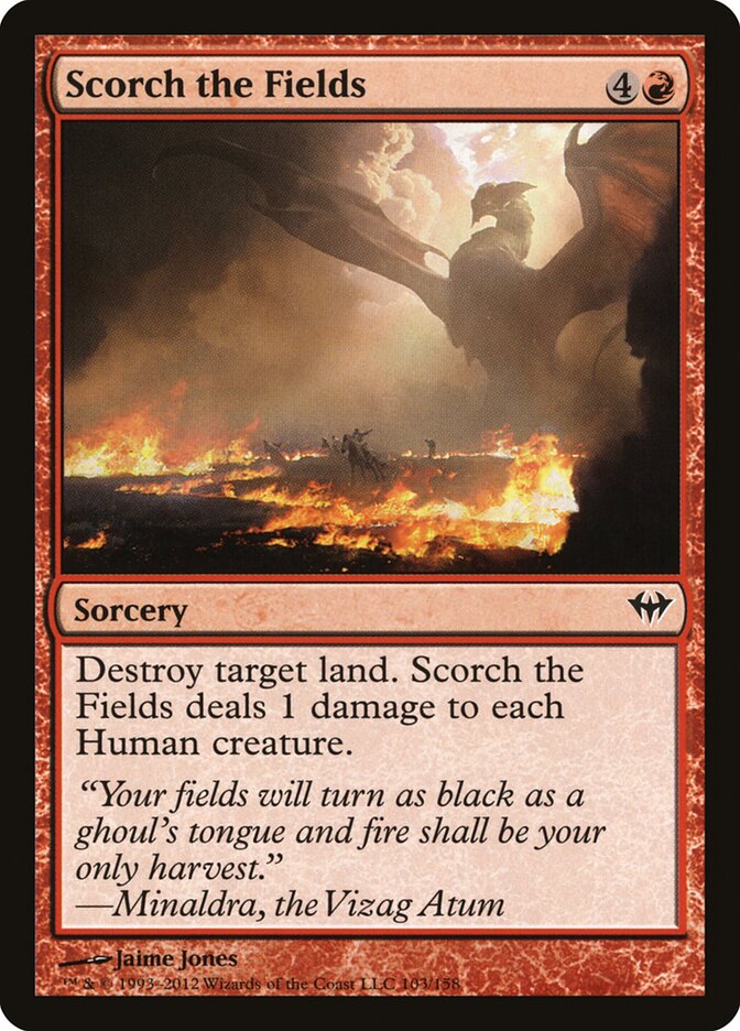 Inflamar os Campos / Scorch the Fields - Magic: The Gathering - MoxLand