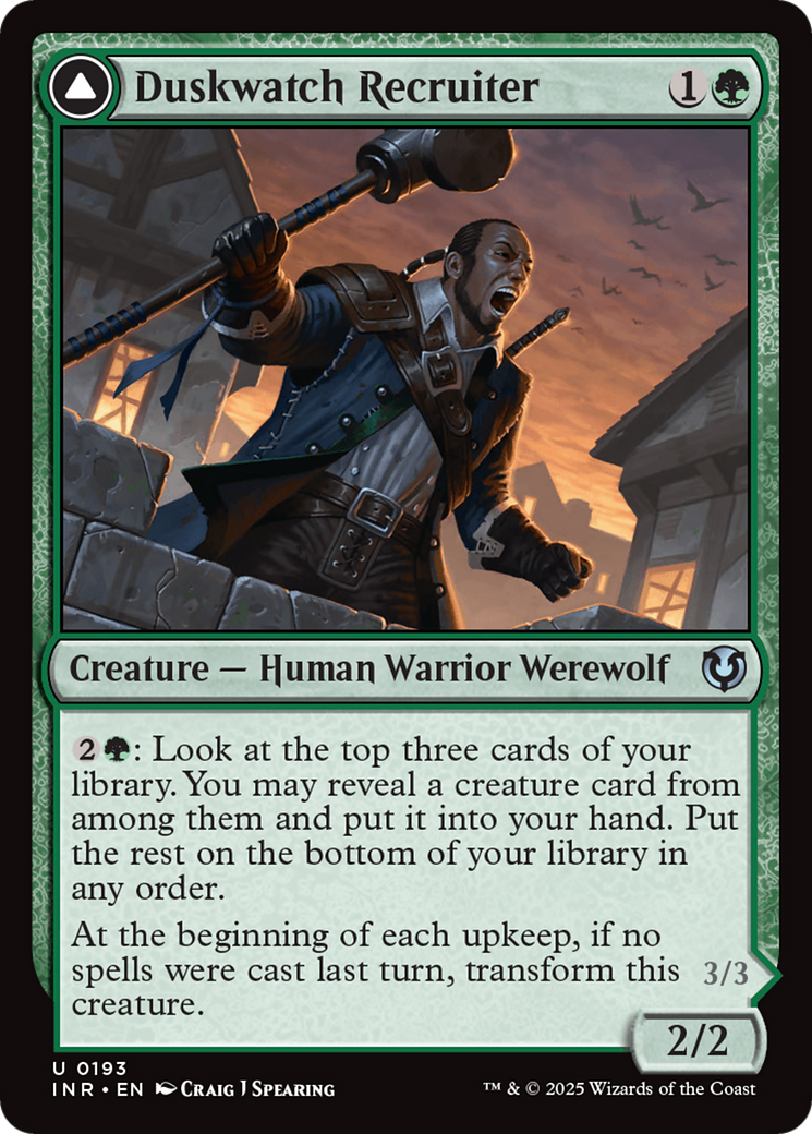 Recrutador de Vigia do Crepúsculo / Duskwatch Recruiter - Magic: The Gathering - MoxLand