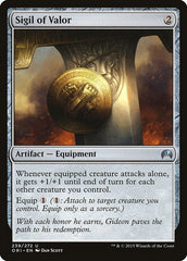 Insígnia de Bravura / Sigil of Valor - Magic: The Gathering - MoxLand